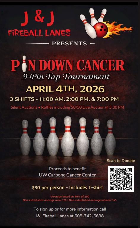 Pin Down Cancer Bowling Event